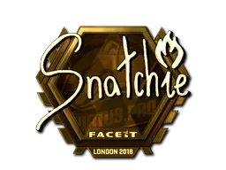 Sticker | snatchie (Gold) | London 2018