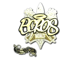 Sticker | BOROS (Gold) | Paris 2023