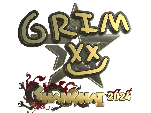 Sticker | Grim (Gold) | Shanghai 2024