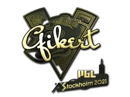 Sticker | Qikert (Gold) | Stockholm 2021
