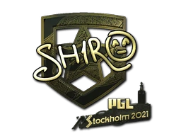 Sticker | sh1ro (Gold) | Stockholm 2021